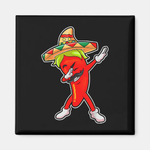 Gift Cute Chilli Dabbing Pepper Mexican Hot Jalape Magnet