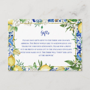 Gift Enclosure Card