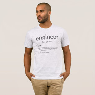 Gift Engineer College Major Engineer Definition T-Shirt
