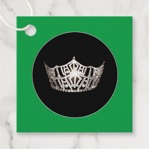 Gift-FavorTag -Miss America Style Crown Favour Tags