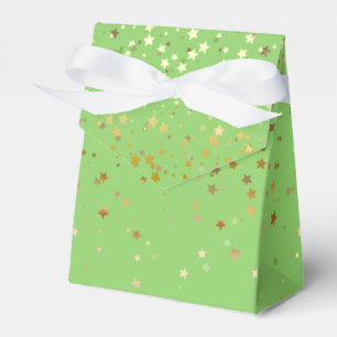 Gift/Favour Box in Apple & Golden Stars