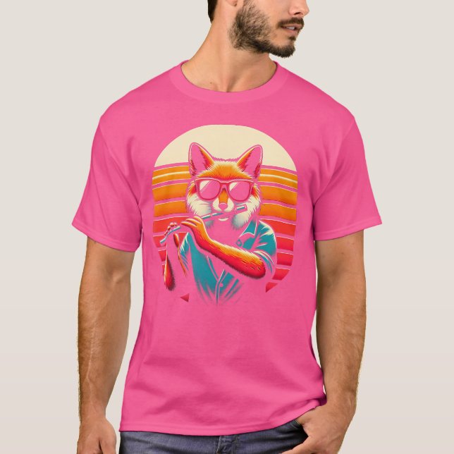 Gift Flute Fox T-Shirt (Front)