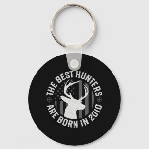 Gift for 10 Year Old Deer Hunter 2010 12th Birthda Key Ring