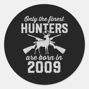 Gift for 13 Year Old Deer Hunter 13rd Birthday 200 Classic Round Sticker