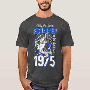 Gift for 45 Years Old Fishing Fisherman 1975 45th T-Shirt