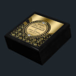 Gift For 50th Wedding Anniversary Gift Box<br><div class="desc">This elegant black and gold 50th wedding anniversary design makes a perfect anniversary gift for parents or friends.</div>
