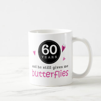 Gift For 60th Wedding Anniversary Butterfly Coffee Mug