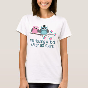Gift For 60th Wedding Anniversary Hoot T-Shirt