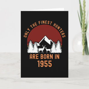 Gift for 66 Year Old Deer Hunter 66nd Birthday Card