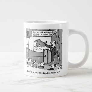 Gift for a Birdwatcher or Birder. Funny Large Coffee Mug