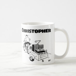 Gift for a Mobile DJ with Name Coffee Mug