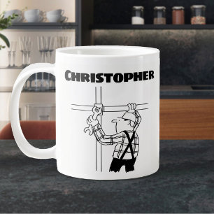 Gift for a Scaffolder with Added Name Giant Coffee Large Coffee Mug