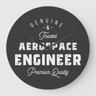 Gift for Aerospace Engineer Large Clock