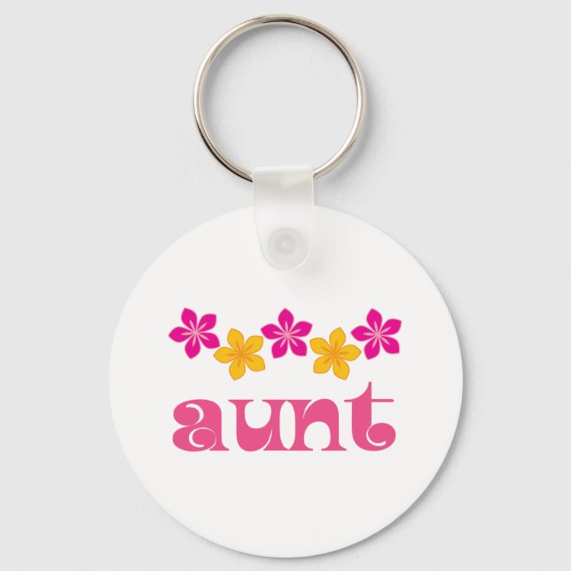 Gift For Aunt Key Ring (Front)