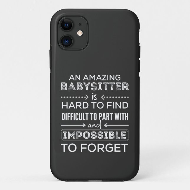 Gift For Babysitter, Babysitter Gift Case-Mate iPhone Case (Back)