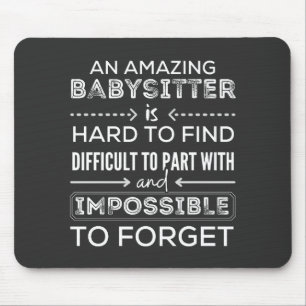 Gift For Babysitter, Babysitter Gift Mouse Mat