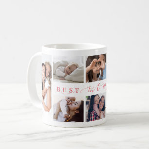 Gift For Best Mum Ever Family Photo Collage Coffee Mug
