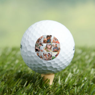 Gift For Best Mum Ever Family Photo Collage Golf Balls