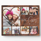 Gift For Big Sister 7 Photo Collage Woodgrain