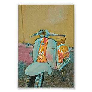 Gift for biker photo print