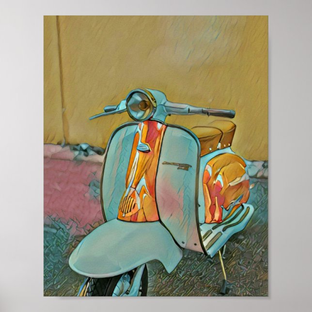 Gift for biker poster (Front)