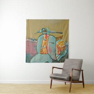 Gift for biker tapestry