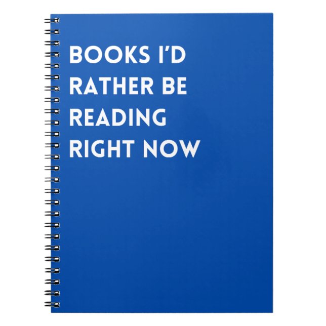 Gift For Booklovers Notebook (Front)