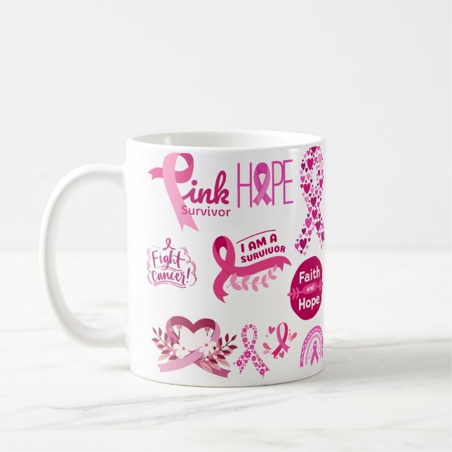 Gift for Cancer Survivor   Coffee Mug (Left)