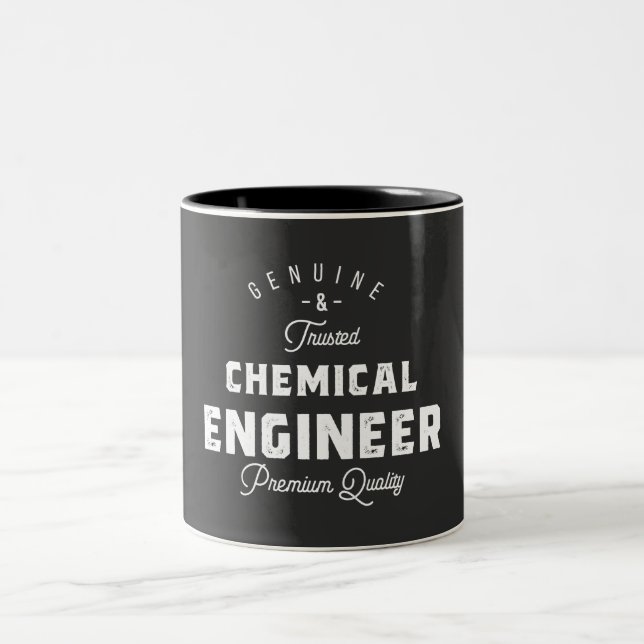 Gift for Chemical Engineer Two-Tone Coffee Mug (Center)
