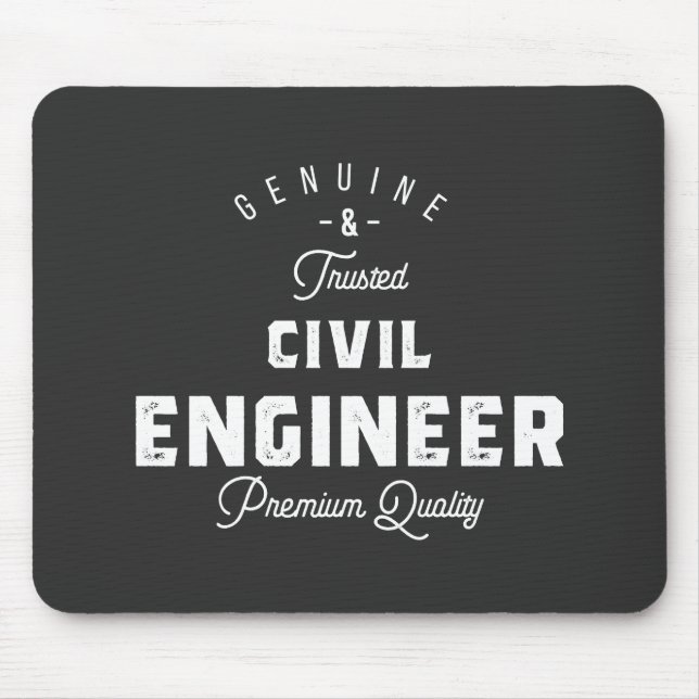 Gift for Civil Engineer Mouse Mat (Front)
