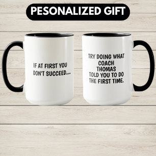 Gift For Coach, Personalised Coach Gift,Coach Gift Mug
