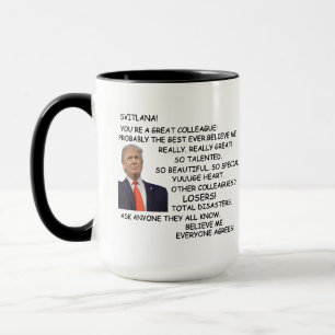 Gift for Colleague custom Trump,Humorous Trump  Mug