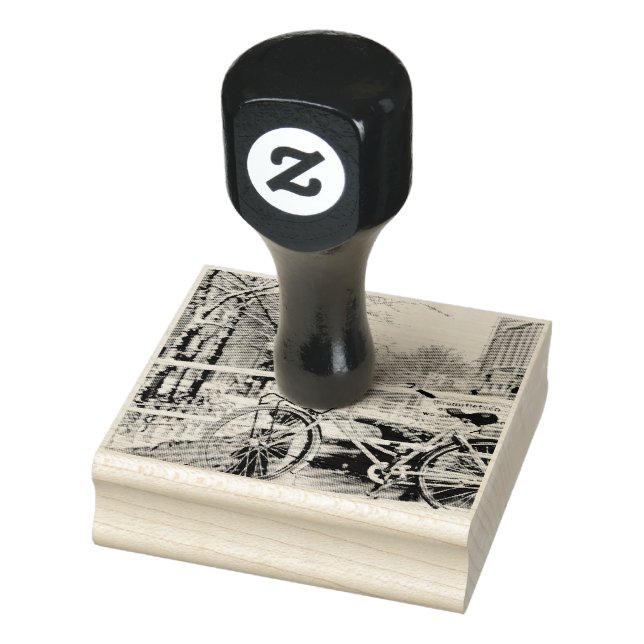 Gift for cycling lover rubber stamp (Stamp)
