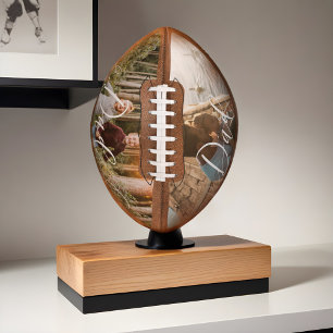 Gift For Dad   Classy Script Calligraphy Keepsake  American Football