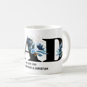 Gift for Dad with Children Names  Coffee Mug
