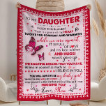 Gift for Daughter, All Season for Birthday Fleece Blanket<br><div class="desc">Gift for Daughter,  All Season for Birthday Anniversaries Mother's Day.
Add a personal touch to the cosiness of this plush fleece blanket. Made to feel incredibly soft to the touch and keep anyone warm on a chilly day,  these blankets come in 3x sizes and cover all your needs.</div>