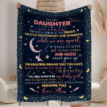 Gift for Daughter, For Birthday Fleece Blanket<br><div class="desc">Gift for Daughter,  For Birthday Anniversaries Mother's Day.
Add a personal touch to the cosiness of this plush fleece blanket. Made to feel incredibly soft to the touch and keep anyone warm on a chilly day,  these blankets come in 3x sizes and cover all your needs.</div>