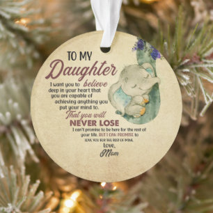 Gift for Daughter- From Mum Ornament