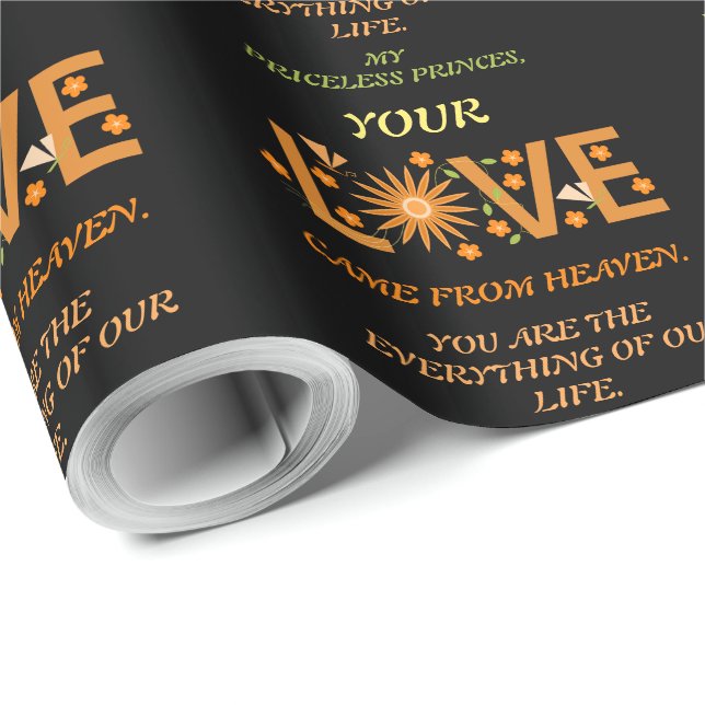 GIFT FOR DAUGHTER'S DAY WRAPPING PAPER (Roll Corner)