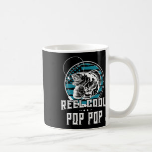 Gift For Fathers Day Tee - Reel Cool Pop Pop Fishi Coffee Mug