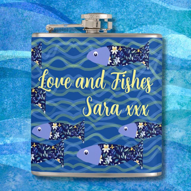 gift for fishing lover hip flask (Creator Uploaded)