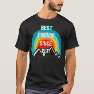 Gift For Friends, Best Friends Since 1991 Premium T-Shirt