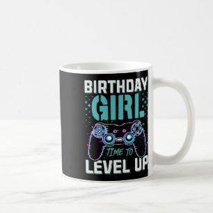 Gift For Girl Time To Level Up Cool Video Game Bda Coffee Mug