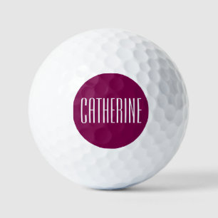 Gift for Golf Enthusiast, Personalised Golf Balls