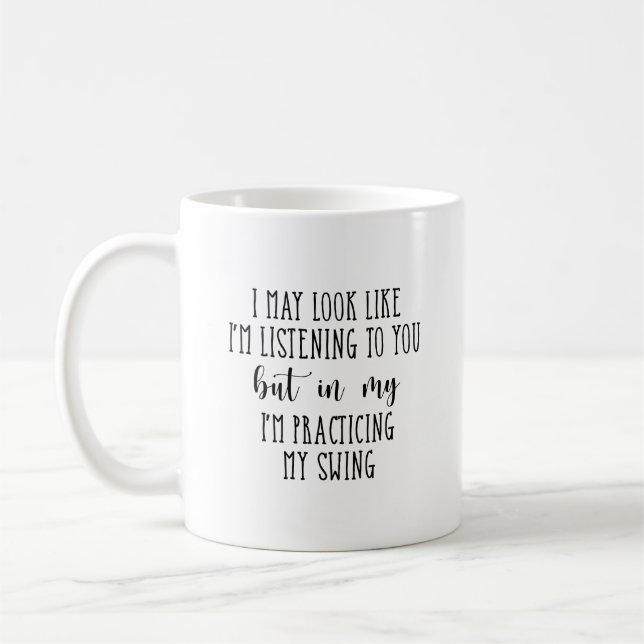 Gift for Golfers - Golf Gifts - Golf Mug (Left)