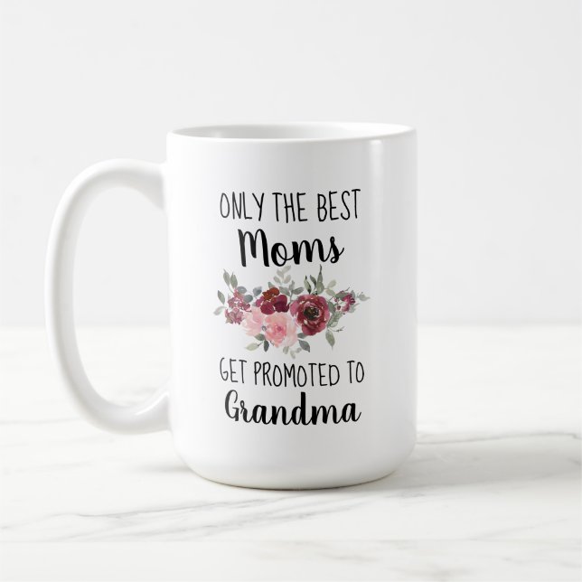 Gift For Grandma Add Photo Personalised Mug (Left)