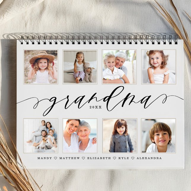 Gift for Grandma | Grandchildren Family Photos Calendar (Gift for Grandma | Grandchildren Family Photos Calendar)