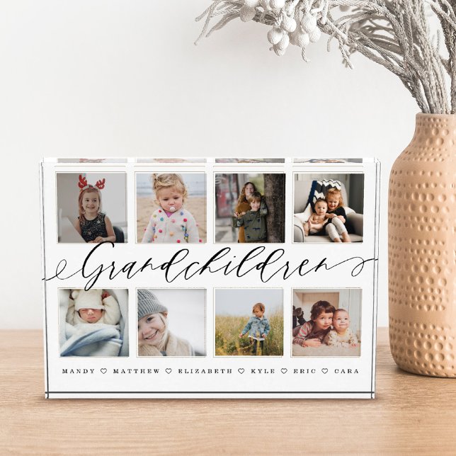 Gift for Grandparents Grandchildren Photo Collage (Creator Uploaded)
