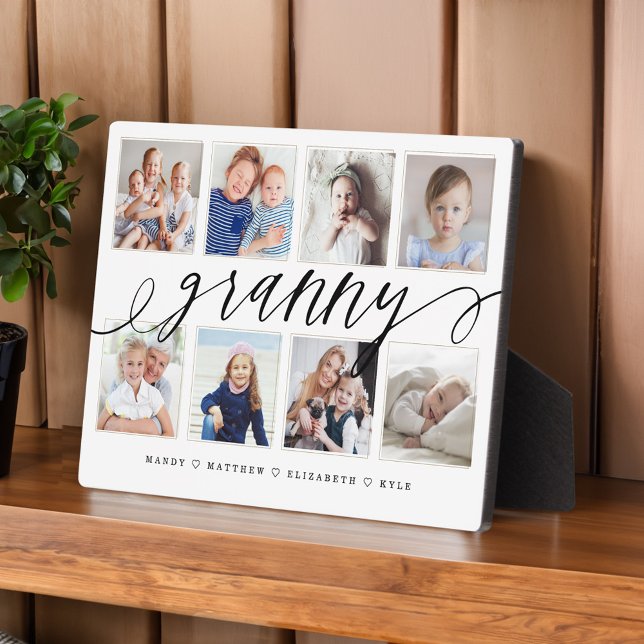 Gift for Granny | Grandchildren Photo Collage Plaque (Gift for Granny | Grandchildren Photo Collage Plaque)