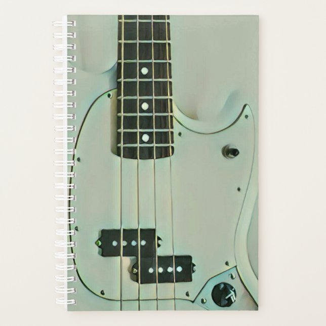 Gift for guitar player planner (Front)